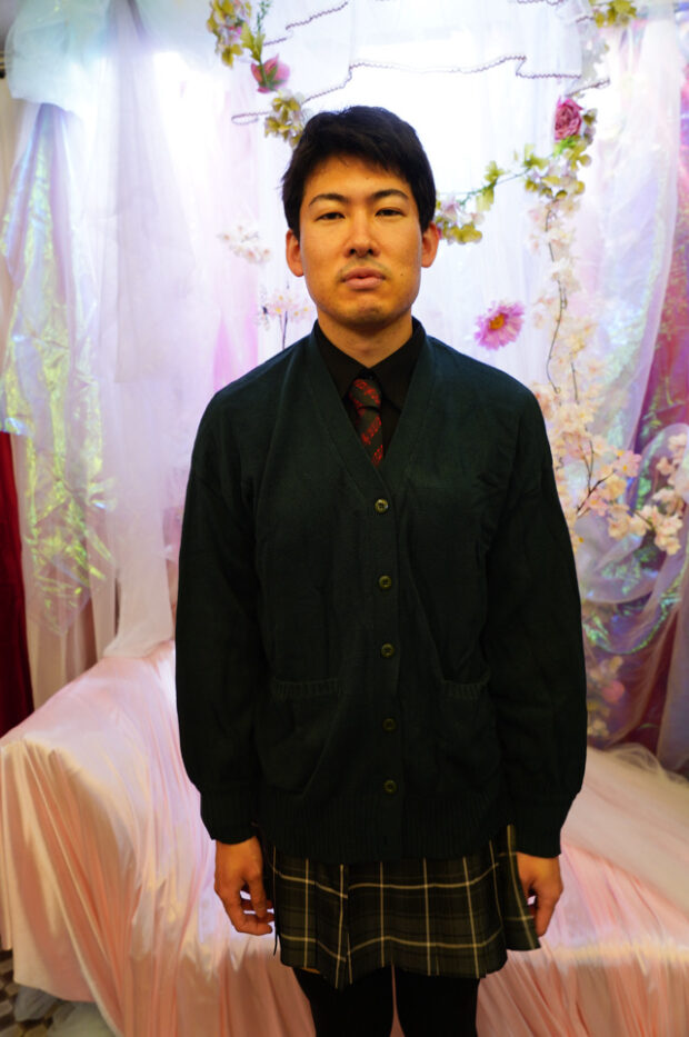 スカートお似合いですね